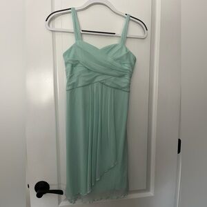 Kids Teal Formal Dress